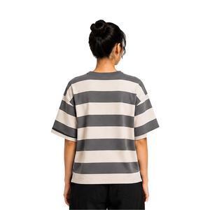 Womens Heavyweight Cotton Boxy Tee Custom Oversized Relaxed Fit T Shirt Streetwear Private Label OEM ODM Bulk Clothing Supplier - Product Image 2