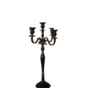 Top Quality <b>Black</b> Candelabras for Home Furniture Floor Decoration Hotel Centerpiece Luxury Candles Stand Antique Candelabras - Product Image 1