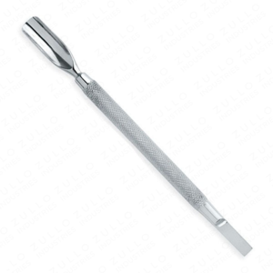 Premium Double Sided Stainless Steel Cuticle Pusher Straight Edge Trimmer Precision Nail <b>Cleaning</b> <b>Tool</b> for Manicure Pedicure - Product Image 6