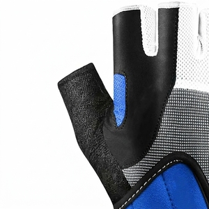 Gants de vélo légers et imperméables pour l'été, demi-doigts, avec fermeture auto-agrippante, antidérapants en silicone, unisexe, haute qualité - Product Image 3