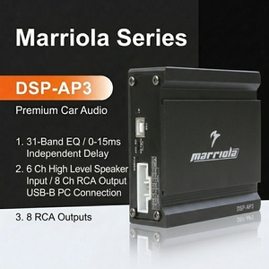 Amplificateur 4 canaux pleine gamme 45Wx4 classe AB avec SNR de 91dB pour mise à niveau du système audio du véhicule, amplificateur de voiture DSP-AP3 - Product Image 3