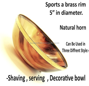 Elegante tazón de cuerno para servir para ocasiones especiales Impresione a sus invitados con este centro de mesa único de ágata India - Product Image 6