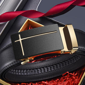 Cinturones de Cuero Sintético Negros Ajustables Personalizados al por Mayor para Hombre, Estilo Casual de Negocios, Venta Caliente, con Hebilla Automática - Product Image 6