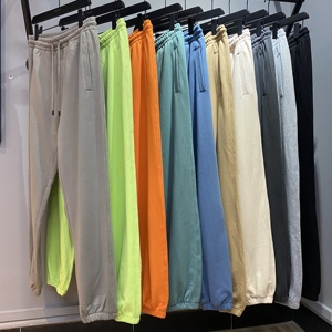 Wholesale Hight Quality Polyester Cotton Plain Blank Jogger Pants Elastic Ankles <b>Oversized</b> <b>Sweatpants</b> Custom Men's Trousers - Product Image 1