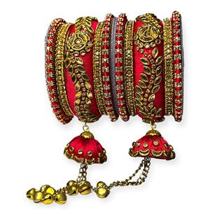 Nouvelle conception, bracelet en or rouge plaqué or, imitation perle, ensemble de bracelets tendance pour mariage et occasions festives, bracelets empilables - Product Image 2
