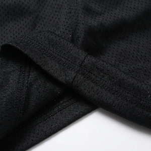Shorts en toile respirants à séchage rapide pour hommes TENGCAI avec logo personnalisé, taille élastique, vêtements de sport décontractés en coton rouge, noir, marine, vert - Product Image 3