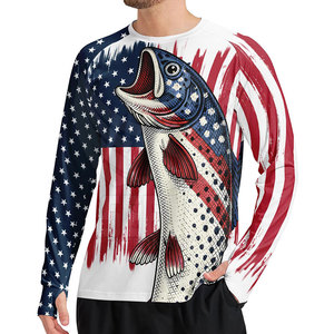 Camisetas de Pesca Resistentes de Venta Directa de Fábrica, Camisetas de Pesca con MOQ Bajo, Camisetas de Pesca de la Mejor Calidad - Product Image 3