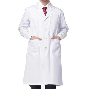 En gros TRENDS CLASSIQUES Blouse de laboratoire médicale à bords en tissu, uniforme hospitalier, en coton, polyester et toile, respirante, détection des aiguilles - Product Image 2