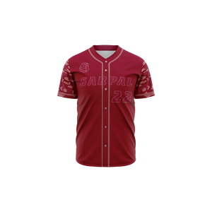 เสื้อเบสบอลทีมชายแบบกำหนดเองได้ พร้อมชื่อและหมายเลข แบรนด์ดัง ผ้าฝ้าย 100% แขนสั้น แห้งเร็ว - Product Image 1