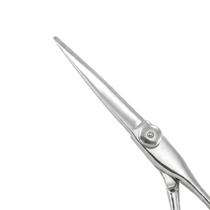 Ciseaux de coiffure professionnels en acier inoxydable à pointe affûtée pour droitiers, à long manche, pour couper les cheveux - Product Image 5
