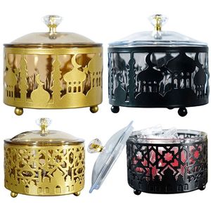 Pot de rangement pour fruits secs en laiton finition antique avec couvercle, boîte à bonbons en métal multi-usages pour hôtel, restaurant - Product Image 3