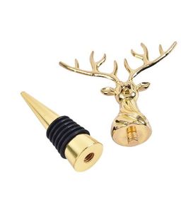 Bouchon de bouteille de vin en métal décoratif de luxe avec un design unique, joint hermétique supérieur pour emballage cadeau et usage personnel - Product Image 1