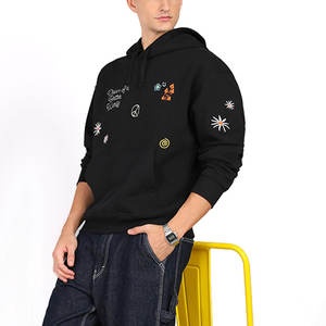 Sudaderas con Capucha Extra Grandes de Invierno para Hombre, Personalizadas de Alta Calidad, con Diseño de Logotipo Personalizado, Ecológicas, 100% Algodón - Product Image 4