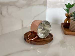 Handmade <b>Copper</b> Mini Mug, Hammered Moscow Mule Mug, Small Rustic Coffee <b>Cup</b>, Kitchen Decor Mug, Custom Engraved Cocktail <b>Cup</b> - Product Image 3