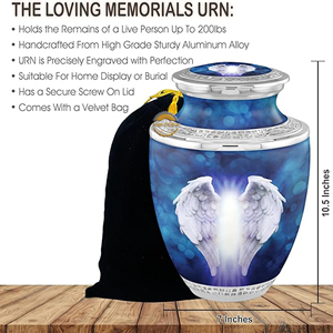 Luxury Brass Funeral Urn with Decorative Finish Stainless Steel Cremation Urn for Adult <b>Ashes</b> OEM Metal Cremation Urn Manufactur - Product Image 5