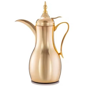 Contemporary Arabic Coffee Dallah Metal Pot for Serving Coffee Home Use - Product Image 1