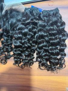 Cheveux Indiens Remy 100% Vierges Double Drawn, Bouclés Naturels, Blanchis, de Qualité Supérieure, Provenant d'un Donneur Unique, Tissage Double Façonné à la Machine, Vente en Gros - Product Image 4