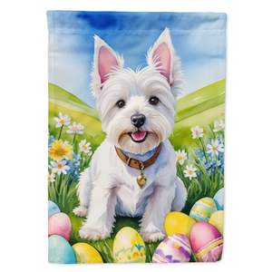 Multicolor Westie Easter Egg Hunt <b>Garden</b> <b>Flag</b> Mailbox Decorative Yard Banner for Patio Artwork for Flower Beds & Lawn - Product Image 1