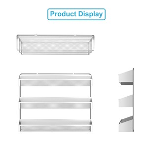Moderno Soporte de Metal de 3 Niveles con Acabado Plateado para Frutas, Ideal para la Organización de la Cocina y el Almacenamiento de Productos Frescos - Product Image 3