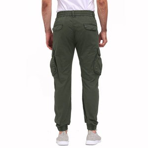 Pantalon cargo OEM personnalisé pour homme 100 % coton, confortable, coupe large, style streetwear décontracté, ample, léger, respirant, vente en gros - Product Image 2