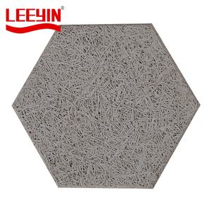 Paneles acústicos hexagonales de lana Mineral, tablero de aislamiento de lana, cemento, bricolaje - Product Image 4