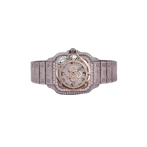 Reloj de Pulsera de Lujo con Diamantes Moissanite para Hombre, con Incrustaciones Completas de Piedras - Product Image 1
