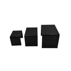 Estante de exhibición en forma de U de acrílico transparente de tres niveles Premium 2025 Color personalizado para encimera ecológica - Product Image 5