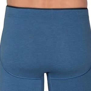 Calzoncillos bóxer de cintura media para hombre al por mayor, transpirables, de secado rápido, de malla elástica, ropa interior de punto suave, cómodos, con cintura elástica, para uso diario. - Product Image 4