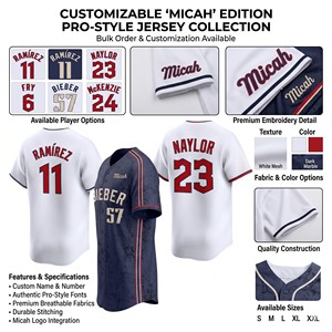 เสื้อเบสบอลซอฟต์บอลปักลาย Cleveland Guardian USA ไซส์ใหญ่ ระบายอากาศได้ดี ขายส่ง # 11 โฮเซ่ รามิเรซ # 38 สตีเว่น ควอน # 23 - Product Image 3