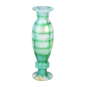 Vases décoratifs en onyx marbré faits à la main pour un style artistique de la maison et des accessoires de table sophistiqués - Product Image 6