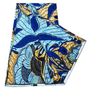 Nouveau Tissu Ankara Hollandais 100% Coton Qualité Supérieure Imprimé Wax 6 Yards Batik Africain pour Robe de Soirée - Product Image 2