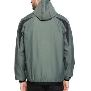 Veste coupe-vent courte tendance |   Veste à capuche à cordon de serrage taille haute |   Protection solaire respirante pour l'été - Product Image 2