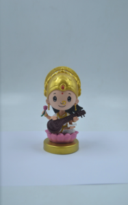 Bobblehead saraswati-น่ารักและขี้เล่นการออกแบบทางศาสนาสำหรับตกแต่งรถยนต์สำนักงานบ้านและของขวัญปีใหม่ - Product Image 5