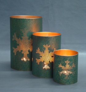 Lanternes décoratives pour la maison, nouvelle conception, découpées au laser, avec finition thermolaquée, pour espaces extérieurs et intérieurs, style Urban Born Antique. - Product Image 2