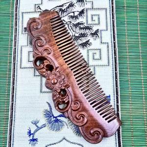 Peine de Madera Ecológico para el Cuidado del Cabello Natural, Antiestático, Desenredante, Masajeador del Cuero Cabelludo, para el Hogar, Salón y Viajes, Suministro Disponible a Nivel Mundial - Product Image 2