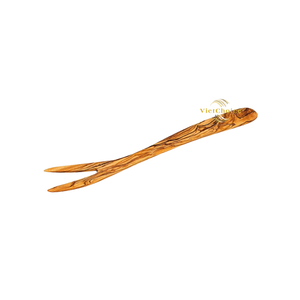 ส้อมไม้แกะสลักคุณภาพพรีเมียม ทนความร้อน ใช้สำหรับทำอาหารและเสิร์ฟ - Product Image 1