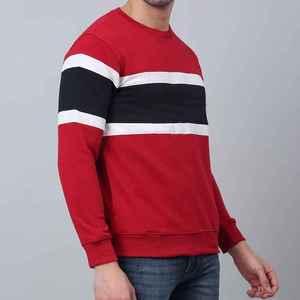 Winter Men Zipper-Up Sweatshirt Polyester/Cotton Fleece Solid Breathable Embroidered Plain Dyed Eco-Friendly Best Quality - Product Image 4