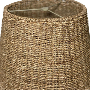 Natural Retro Handwoven Rattan Lamp <b>Shade</b> Irregular Shape Scalloped Edge Indoor Hanging Decor Handmade From Vietnam - Product Image 3