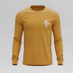 Camiseta de Manga Larga para Hombre, Cuello Redondo, 100% Algodón, Estilo Casual Personalizado, Talla Grande, RIVIAN ATLANTIC, Calidad Premium 2026 - Product Image 2