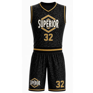 Athletic Basketball Uniform Crafted for Performance with Lightweight <b>Material</b>, Professional Stitching and Fully Customizable - Product Image 1