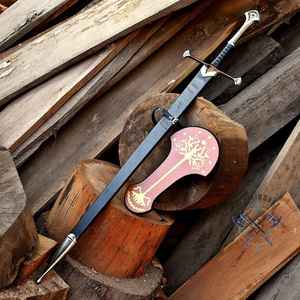 Épée viking en acier à haute teneur en carbone forgée à la main avec fourreau en bois sculpté, style guerrier nordique médiéval, lame de haute qualité, fourreau de qualité supérieure - Product Image 2