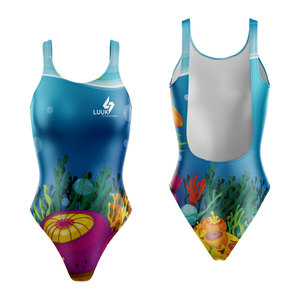 Traje de Baño de Una Pieza para Mujer, Sublimado, Elástico, de Secado Rápido, Proveedor Mayorista - Product Image 1