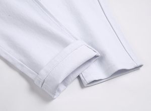 Jeans Ajustados Elásticos para Hombre, Pantalones Vaqueros Rotos, Jeans de Moda Desgastados, Venta al Por Mayor OEM - Product Image 4