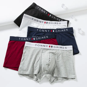 Factory Price Mens Underwear <b>Boxer</b> Briefs & Shorts Bulk Wholesale <b>Custom</b> Private Label Plus Size Knitted OEM Supply - Product Image 3