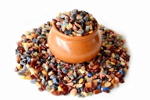 Wholesale Natural Stone Mix Agate Multi-Color <b>Crystal</b> Mix Curved <b>Chips</b> Semi Precious Gemstone for Home Decor Healing Craft - Product Image 2