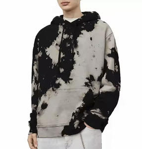 Sudaderas con capucha tie dye para hombre de poliéster de alta calidad, las más vendidas, directamente de fábrica, precio económico y sostenible, tallas grandes. - Product Image 1