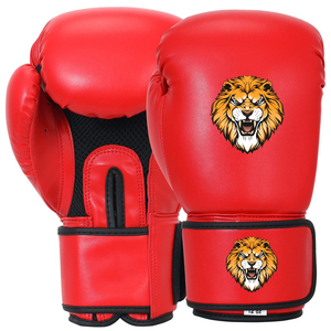 Guantes de Boxeo Profesionales de Cuero PU de 8oz, con Logotipo Personalizado, OEM, ODM, para Entrenamiento, Sparring y Golpeo, para Hombre, Alta Calidad, Venta al Por Mayor - Product Image 1