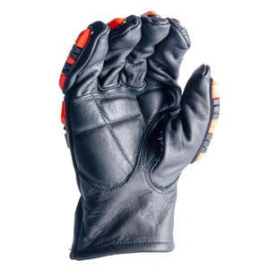 Guantes Tácticos de Cuero para Hombre, Protección Completa para Exteriores, Color Negro - Product Image 3