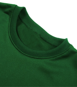 Men's Custom Logo Crewneck Sweatshirt Regular Fit 100% Cotton French Terry Fleece Breathable Pullover Spring Casual 370g Knitted - Product Image 5