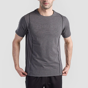 Conjunto de 2 Piezas de Camiseta y Pantalones Cortos Deportivos de Secado Rápido, 100% Algodón, Tejido Personalizado, Casual, para Hombre, Servicio OEM, Venta al Por Mayor - Product Image 1